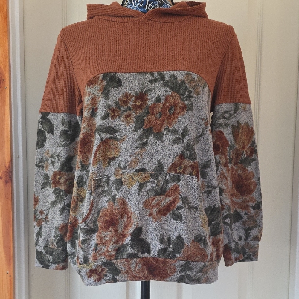 Floral Patchwork Hoodie